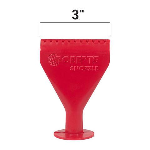 Roberts 10-981-25 Snozzle, Plastic, Red, For: 11 oz and 30 oz Cartridges