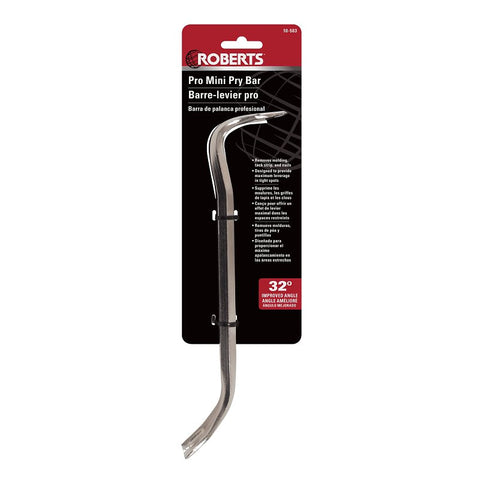 Roberts Pro Series 10-503 Mini Pry Bar, 10-1/2 in L, HCS