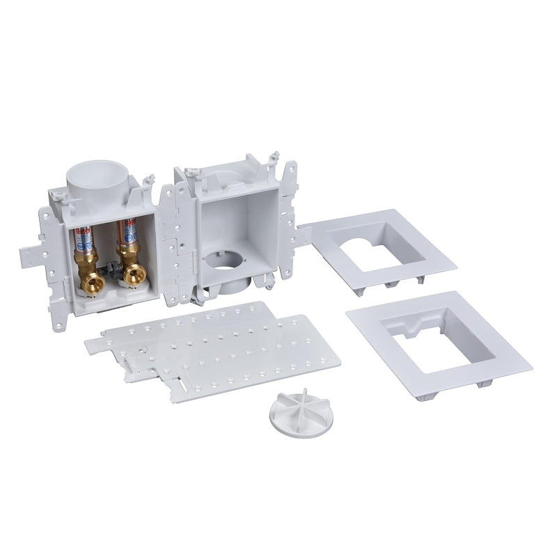 Oatey 37611 Washing Machine Connection Box, 1/2 in Connection, PVC, 14 ...