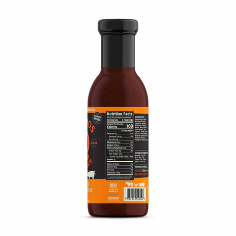 Kosmos Q Honey Jalapeno BBQ Sauce 15.5 oz
