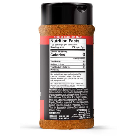 Kosmos Q Wing Dust Nashville Hot Chicken Wing Seasoning 5 oz