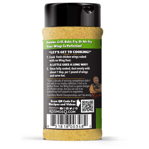 Kosmos Q Wing Dust Garlic Parm Wing Seasoning 5 oz