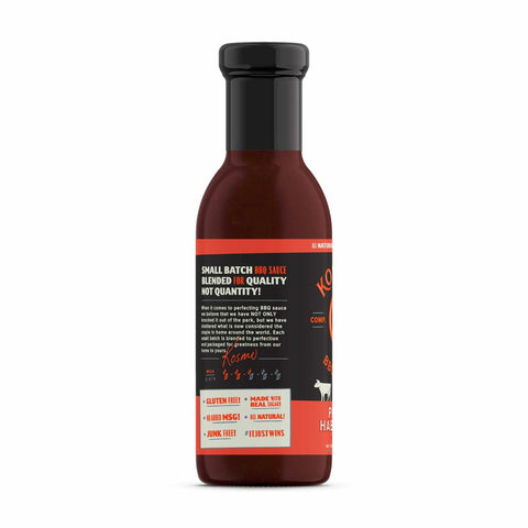 Kosmos Q Peach Habanero BBQ Sauce 16.5 oz