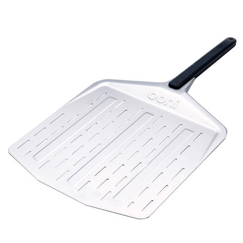Ooni 12 in Perforated Black/Silver Pizza Peel