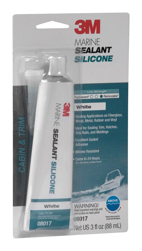 3M Marine Silicone Sealant 3 oz.