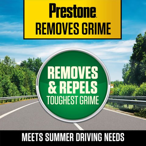 Prestone Bug Wash 32 deg Windshield Washer Fluid 1 gal, Pack of 6