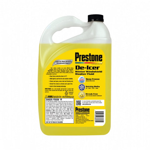 Prestone -34 deg Windshield Washer Fluid 1 gal, Pack of 6