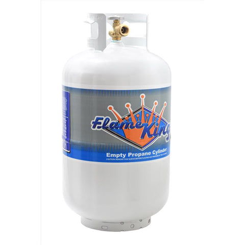 Flame King 30 lb Steel Type 1 Empty LP Tank