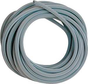 Make-2-Fit P 7645 Screen Retainer Spline, 0.250 in D, 25 ft L, Vinyl, Gray, Round
