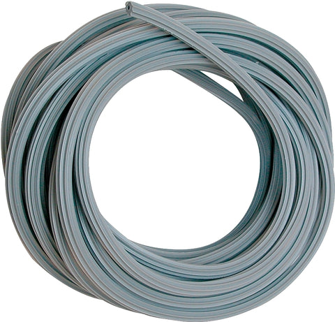 Make-2-Fit P 7645 Screen Retainer Spline, 0.250 in D, 25 ft L, Vinyl, Gray, Round