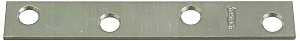 National Hardware N272-732 Mending Brace, 4 in L, 5/8 in W, Steel, Zinc, Screw Mounting, Pack of 20