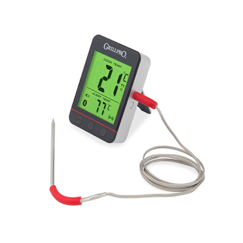GrillPro 13975 Bluetooth Thermometer, -13 to 572 deg F, Digital Display