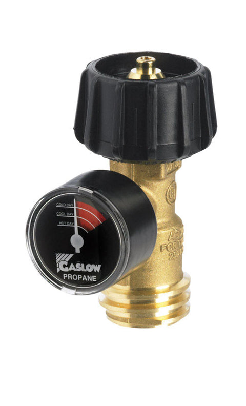 TVL Brass Grill Indicator Gauge 2-1/4 in. H x 4-1/4 in. D x 1-3/4 in. W