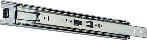 Knape & Vogt 8400P 16 Drawer Slide, 100 lb, 16 in L Rail, 1/2 in W Rail, Anochrome