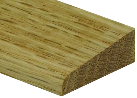 Shur-Trim FW3800NAT06 Reducer Molding, 6 ft L, 1-5/16 in W, 3/8 in Thick, Hardwood, Titanium Oak