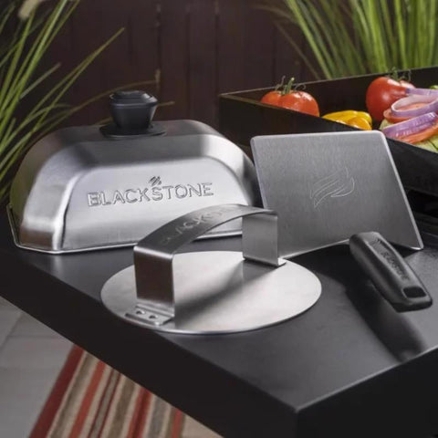 Blackstone Stainless Steel Grill Burger Kit 3 pc, Pack of 2
