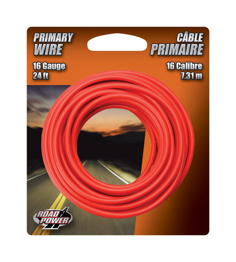 Coleman Cable 24 ft. L Primary Wire 16 Ga. Carded