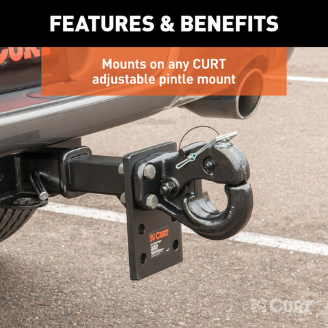 CURT 30000 lb. cap. Pintle Hook
