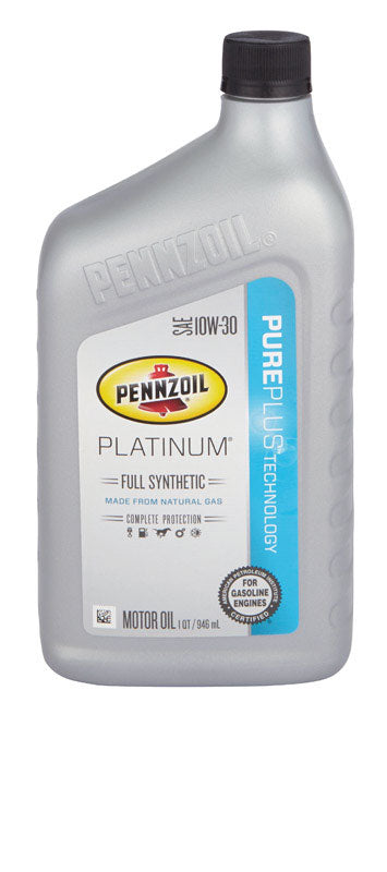 Pennzoil Platinum SAE 10W30 Motor Oil 1 qt.