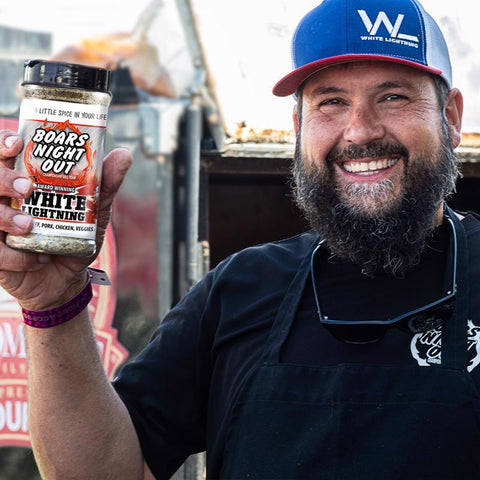 Boars Night Out White Lightning BBQ Rub 14 oz