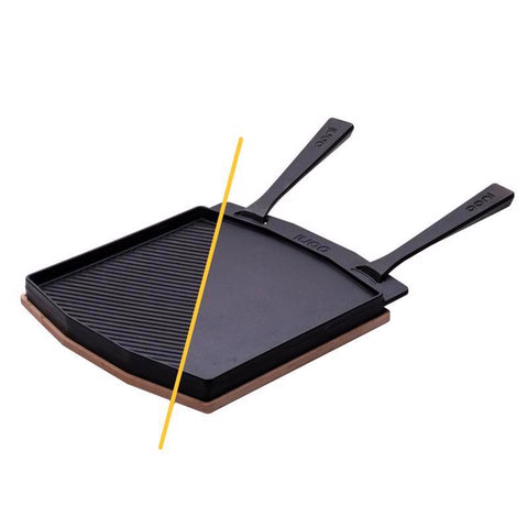 Ooni Cast Iron Dual Sided Grizzler Pan 1 pk