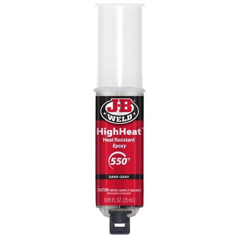 J-B Weld High Heat High Strength Acrylic Dark Gray Epoxy 0.85 oz