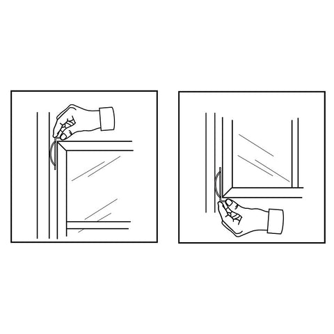 Prime-Line F 2537 Window Sash Spring, Upper or Lower Corner Mounting, Steel, Zinc