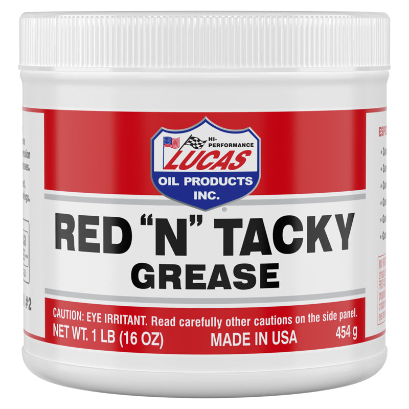 Lucas Oil Products Red ″N″ Tacky Red Lithium Grease 16 oz – Shell ...