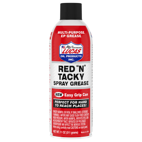 Lucas Oil Products Red ″N″ Tacky Multi-Purpose Grease 11 oz, Pack of 12, Pack of 12