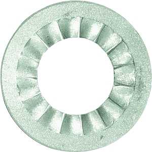 Danco 36476B Basin Rosette Washer, 3/4 in Dia, Stainless Steel, For: 1/2 in IPS Plastic Faucet Locknut, Pack of 5