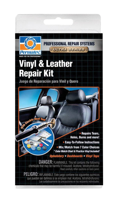 Permatex Multicolor Automobile, Motorcycle, Marine Leather and Vinyl Repair Kit 1 pk