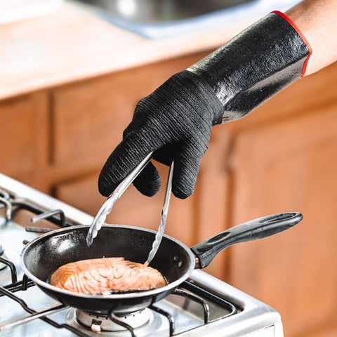 Grill Armor Waterproof Rubber Grilling Glove 14 in. L 1 pair