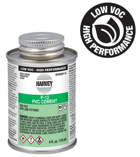 Harvey P-12 Series 18200V-24 Heavy-Bodied Medium Set Cement, 4 oz Can, Liquid, Clear