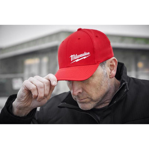 Milwaukee FlexFit Hat Red S/M