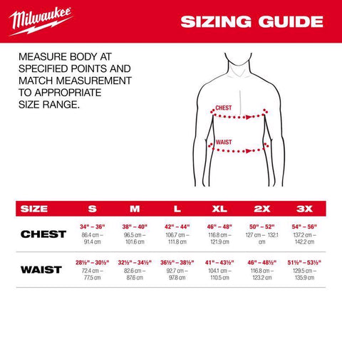 Milwaukee Workskin M Long Sleeve Men's Crew Neck Black Midweight Base Layer Tee Shirt