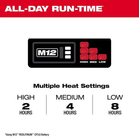 Milwaukee M12 M Sleeveless Women's Full-Zip Heated Vest (Vest Only) Black