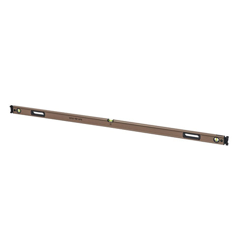 Spec Ops SPEC-LEVEL72 Box Beam Level, 72 in L, 3-Vial, Non-Magnetic, Aluminum, Black/Flat Dark Earth