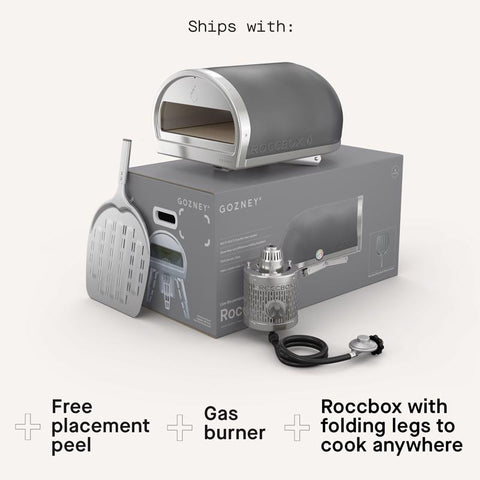 Gozney Roccbox, Propane Gas Outdoor Pizza Oven Gray