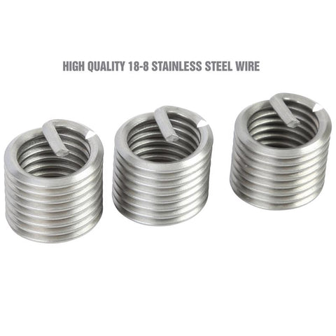 OEMTOOLS 1/2 in. Stainless Steel Non Locking Helical Thread Repair Kit UNC1/2 - 13 in.
