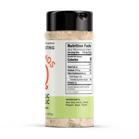 Kosmos Q Clean Eating Garlic Seasoning 8 oz