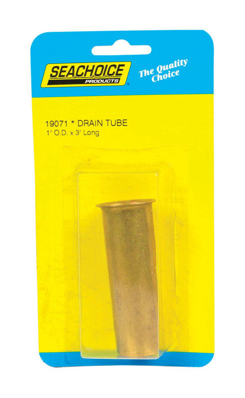 Seachoice Brass Drain Tube 1 in. W x 3 in. L 1 pc.