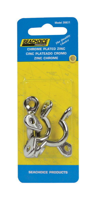 Seachoice Zinc Eye Straps 3/8 in. W x 1-7/8 in. L 4 pc.