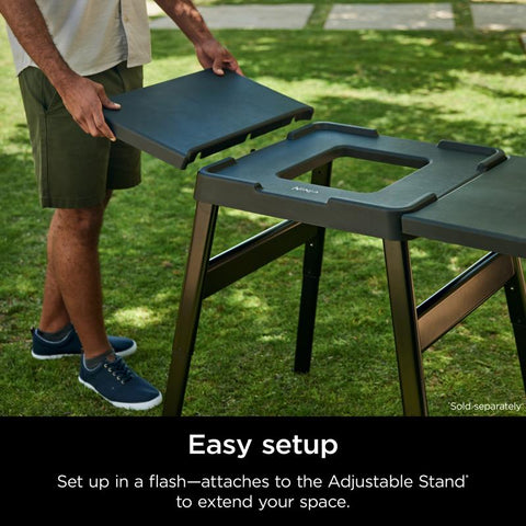 Ninja Woodfire Grill Side Table Plastic 1.53 in. H X 14.56 in. W X 22.32 in. L