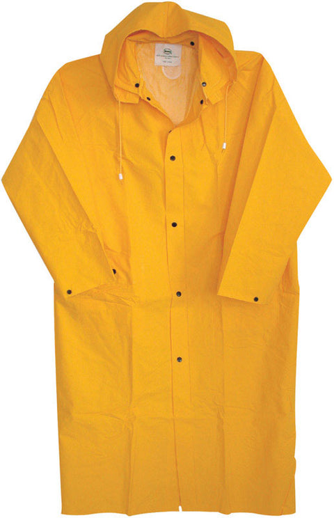 Boss Yellow PVC-Coated Rayon Raincoat XX-Large
