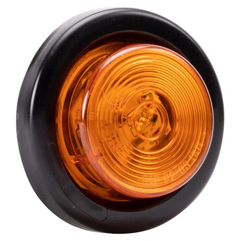 Hopkins Amber Round Clearance/Side Marker LED Light Kit, Pack of 2