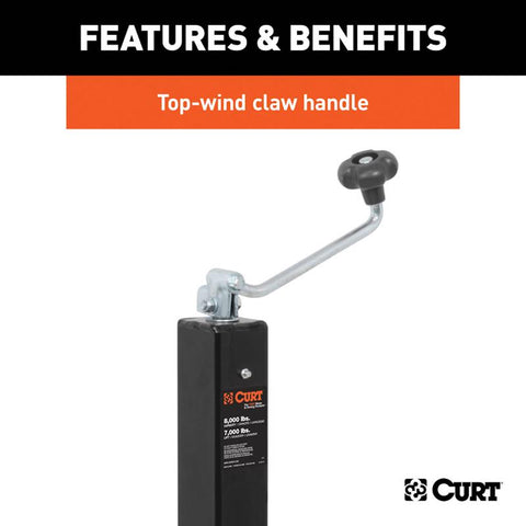 CURT 8000 lb For Trailer Jack