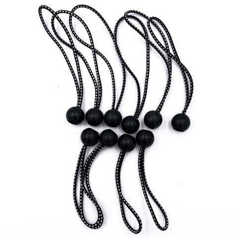General Black Bungee Cord Set 6 and 9 in. L 12 pk