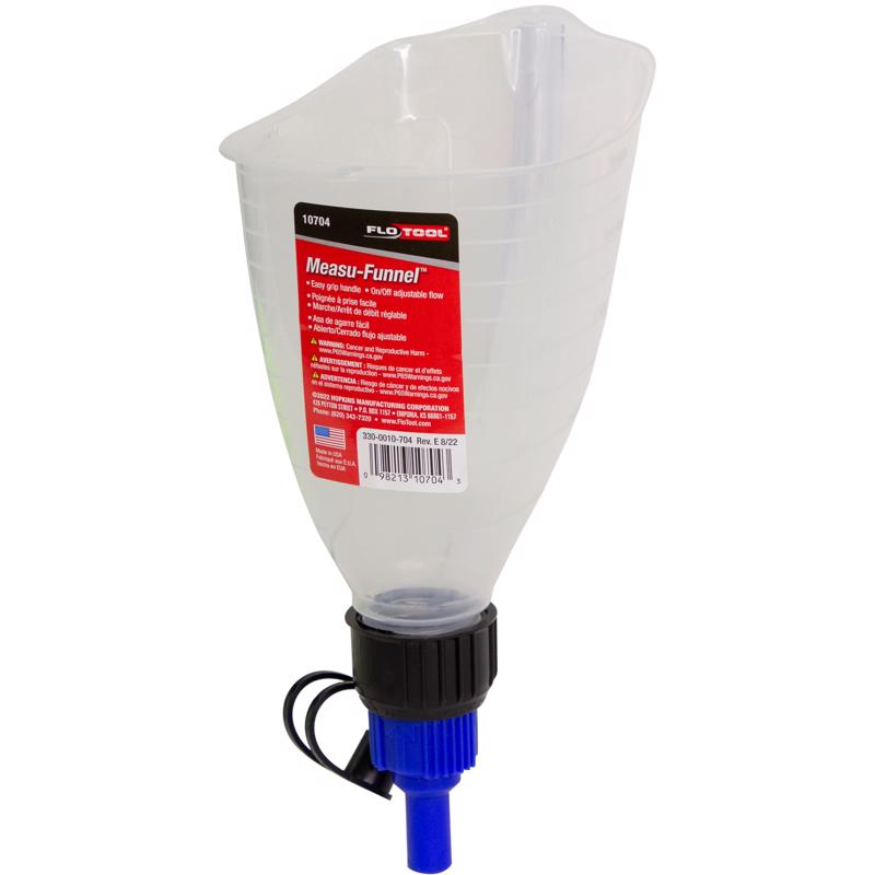 Funnel Shell FloTool Measu-Funnel Multicolored Plastic Measuring Funnel – Shell ...