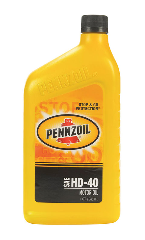 Pennzoil SAE HD-40 Motor Oil 1 qt.