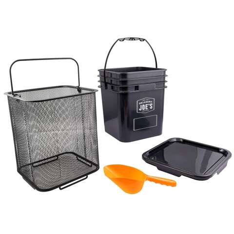 Oklahoma Joe's Plastic Pellet Bucket Kit 10.8 in. L X 10.8 in. W, Pack of 4